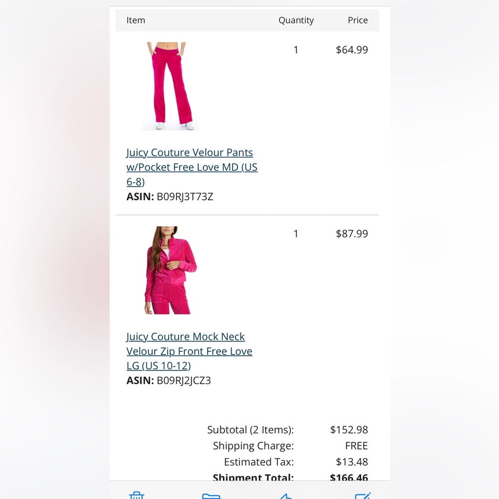 Juicy Couture Velour Tracksuit